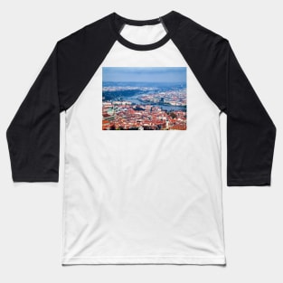 Aerial view of Prague Baseball T-Shirt